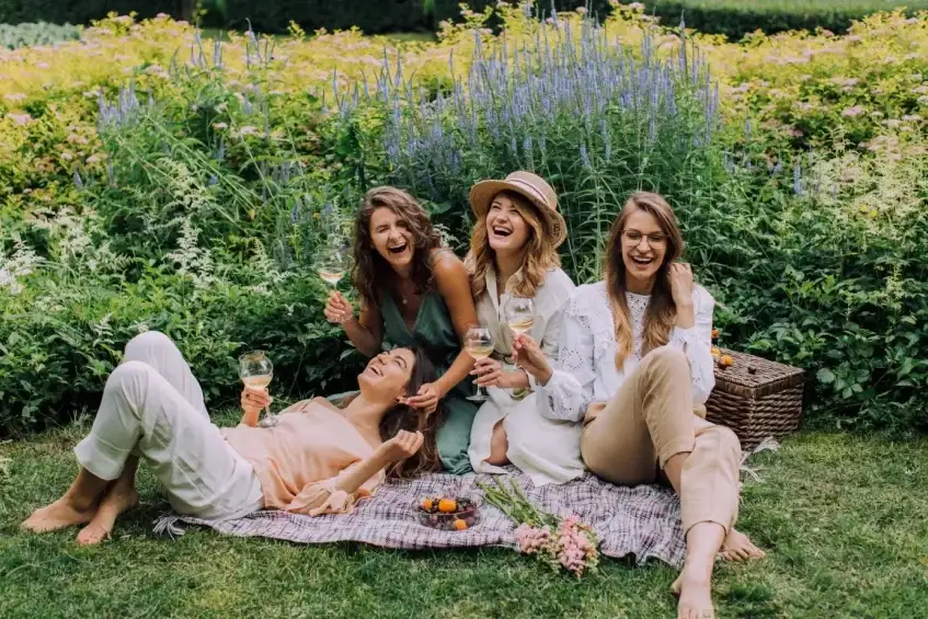 Garden Party Picnic Blanket