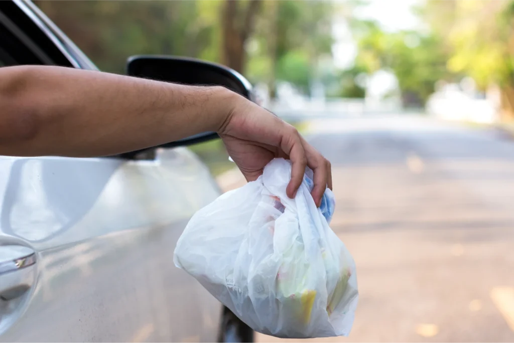 car garbage can for Kia Rio