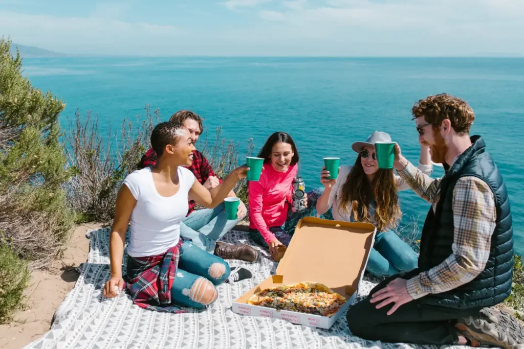 foldable beach blanket