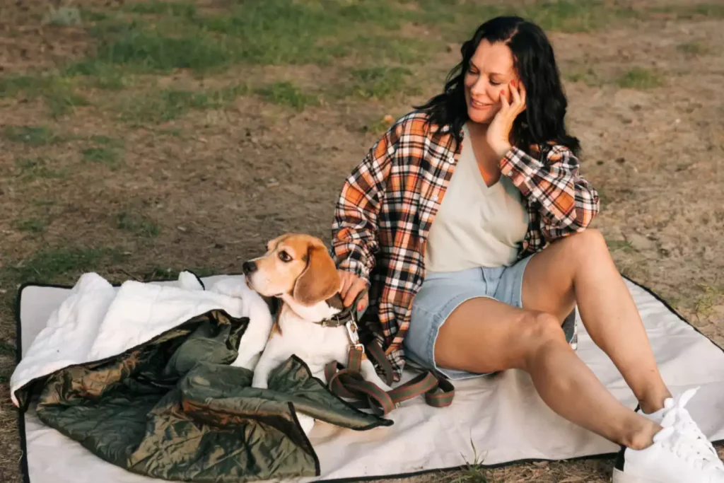 White Picnic Blanket Waterproof