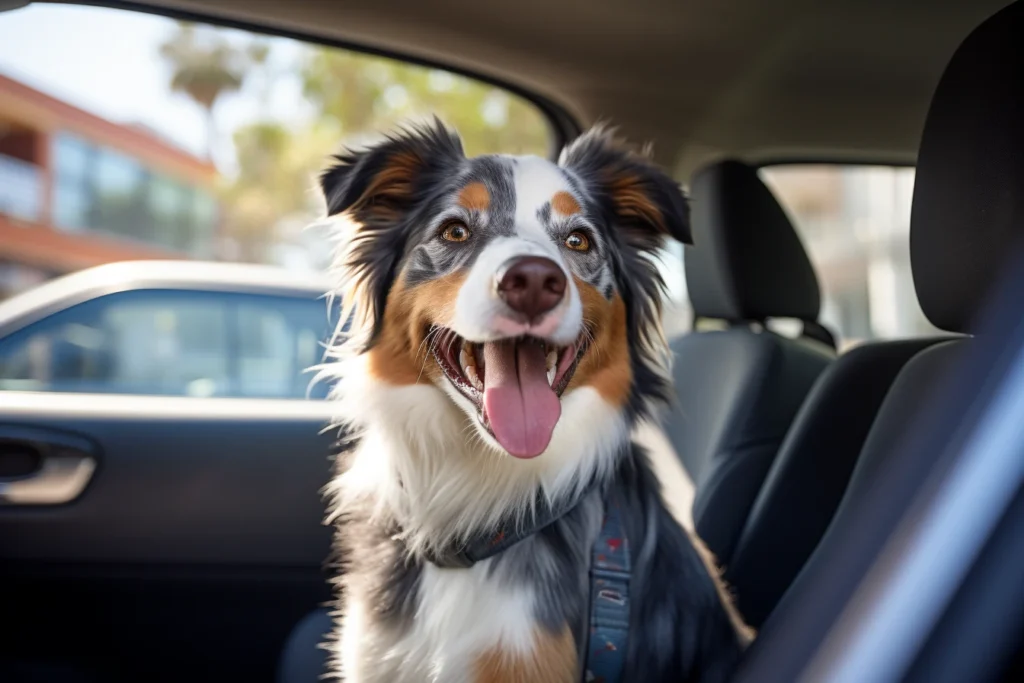 Jeep Compass Dog Car Seat for Miniature American Shepherds