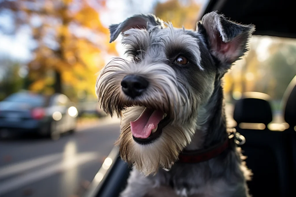 Chevrolet Traverse Dog Carrier Car Seat for Miniature Schnauzer