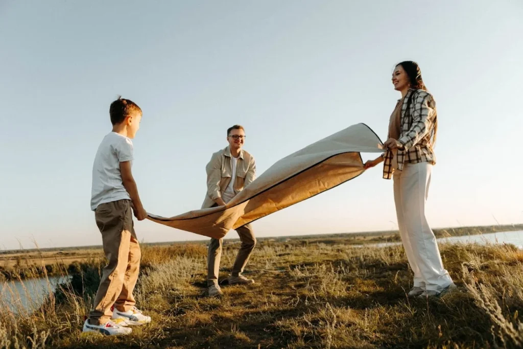 sustainable picnic blanket